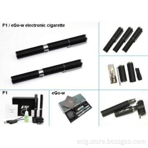 colored smoke cigarette mini ego w f1 with 650/900/1100mah
